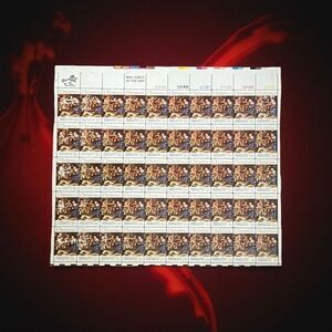 MNH 1971 Scott #1444  Adoration of the Shepards 8 Cent Stamp Sheet of 50 Stamps